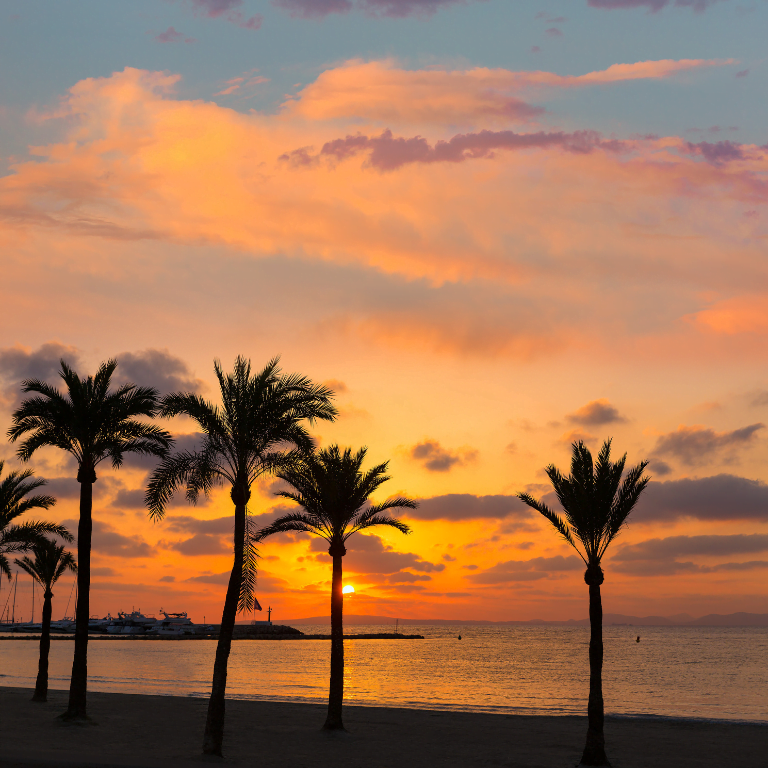 Het strand van El Arenal op Mallorca