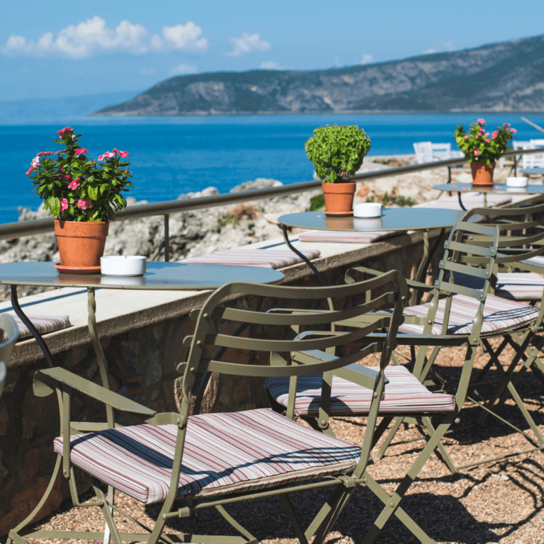Terras met zeezicht in Chersonissos