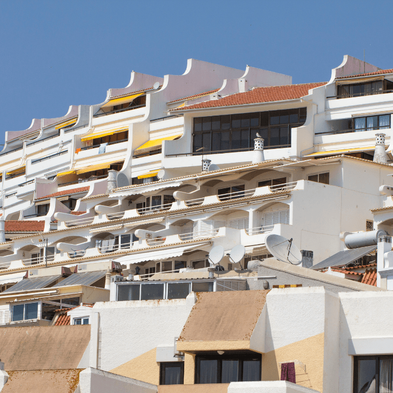 De witte huisjes van oud-Albufeira