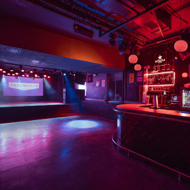 Een nachtclub in Barcelona